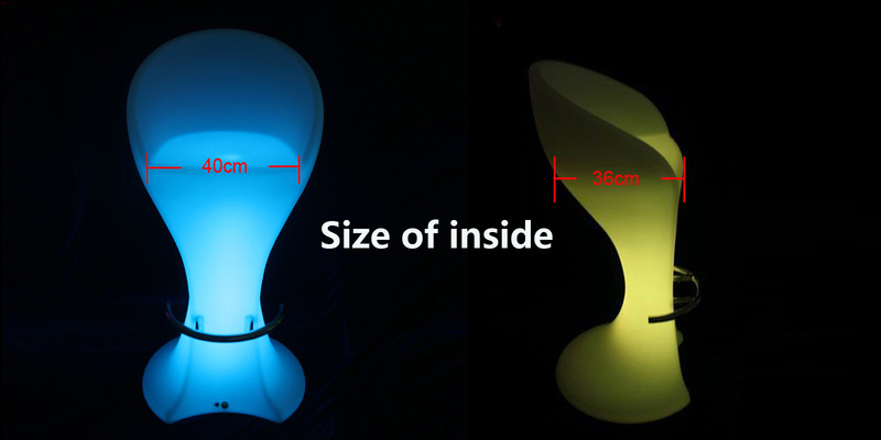 Size of LED Barstool Size of LED Barstool